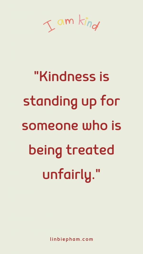 Inspiring Kindness Quote for Kids
