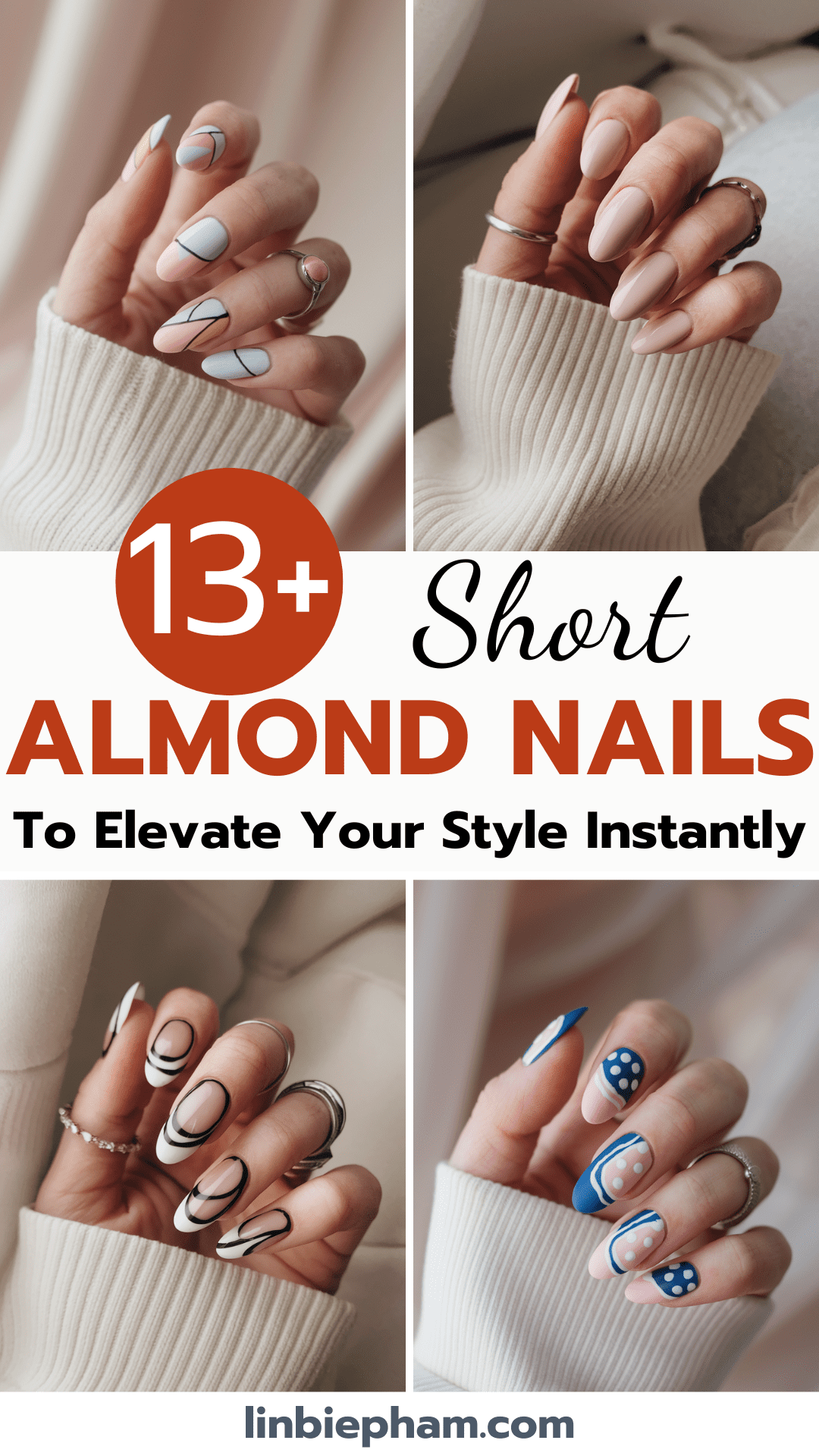 13+ Gorgeous Short Almond Nails to Elevate Your Style Instantly