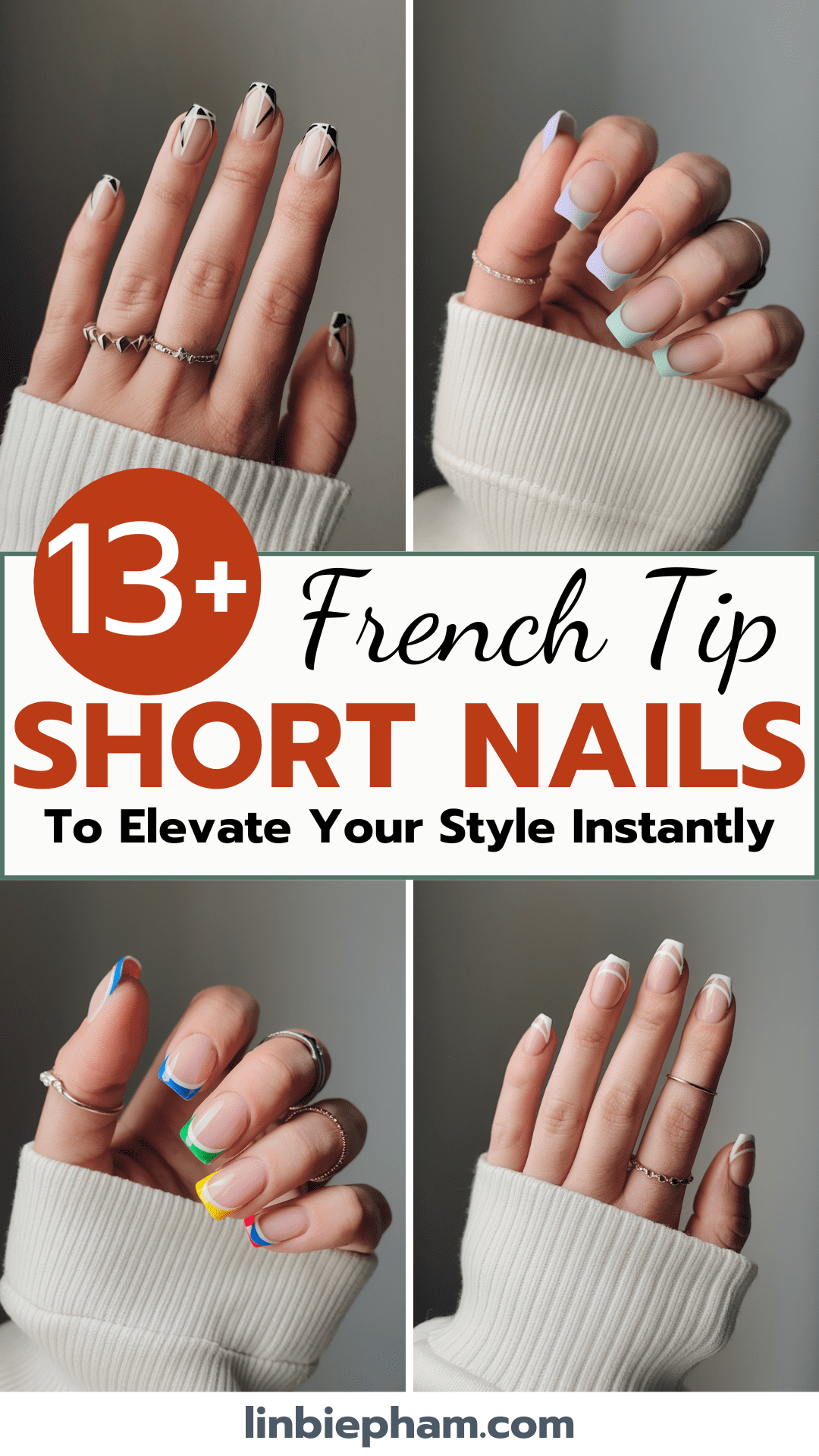 13+ Gorgeous French Tip Short Nails to Elevate Your Style Instantly