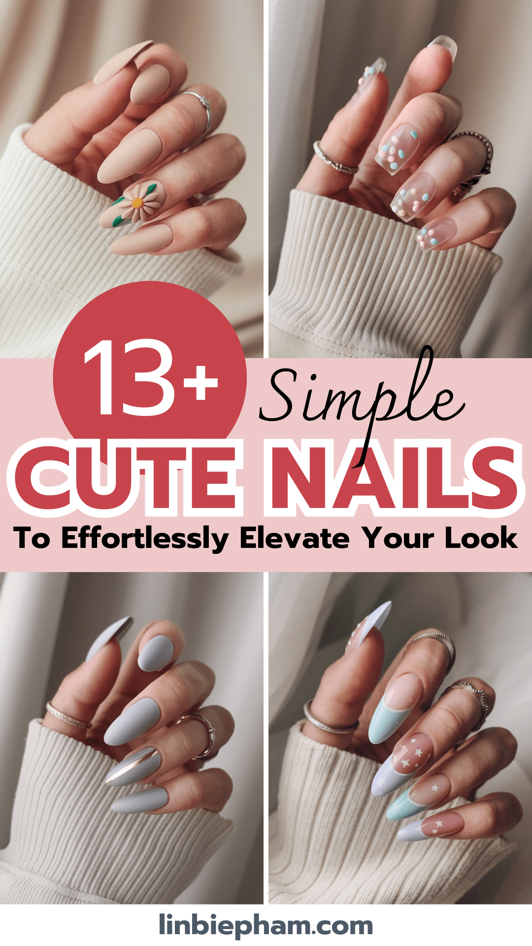 13+ Stunning Simple Cute Nails to Effortlessly Elevate Your Look