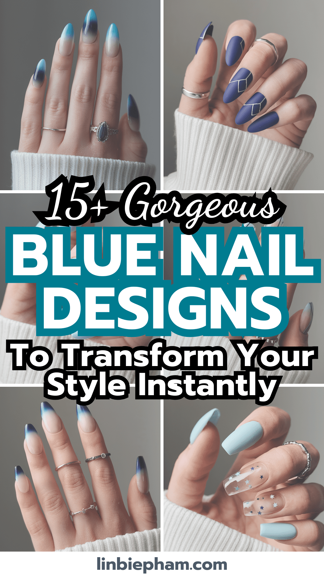 15+ Gorgeous Blue Nail Designs to Transform Your Style Instantly