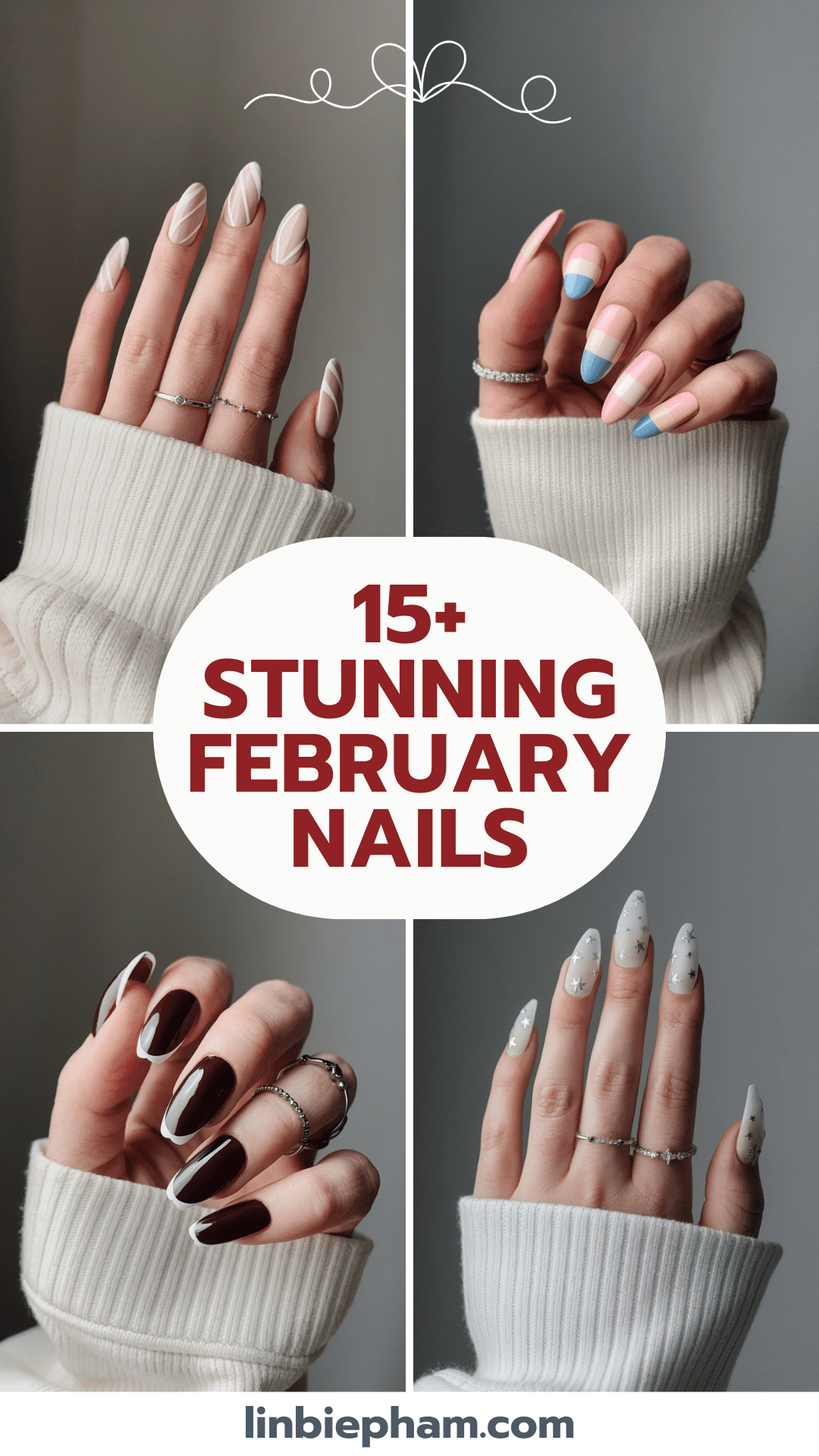 15+ Stunning February Nails to Brighten Your Winter Look