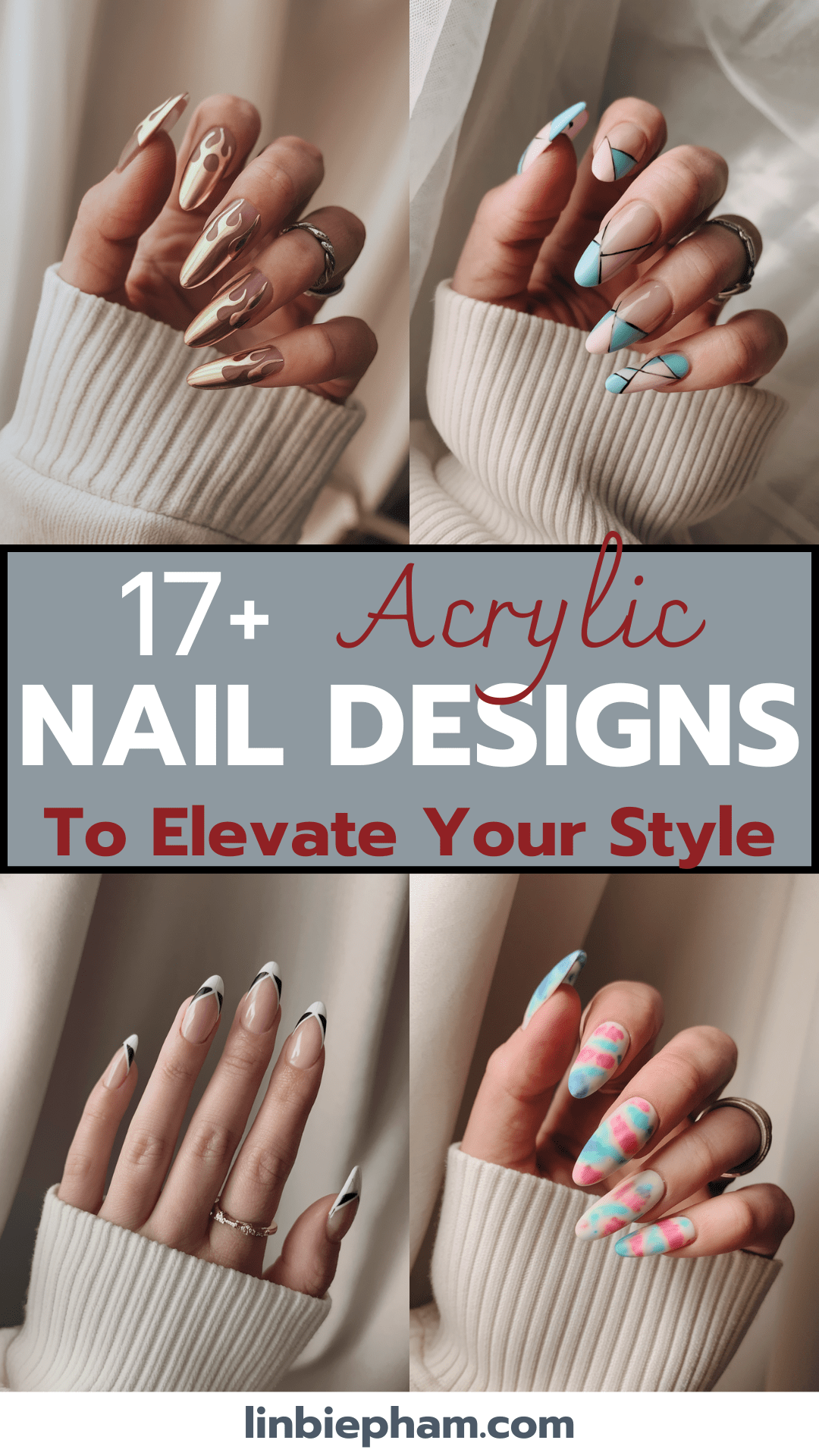 17+ Stunning Acrylic Nail Designs to Elevate Your Style