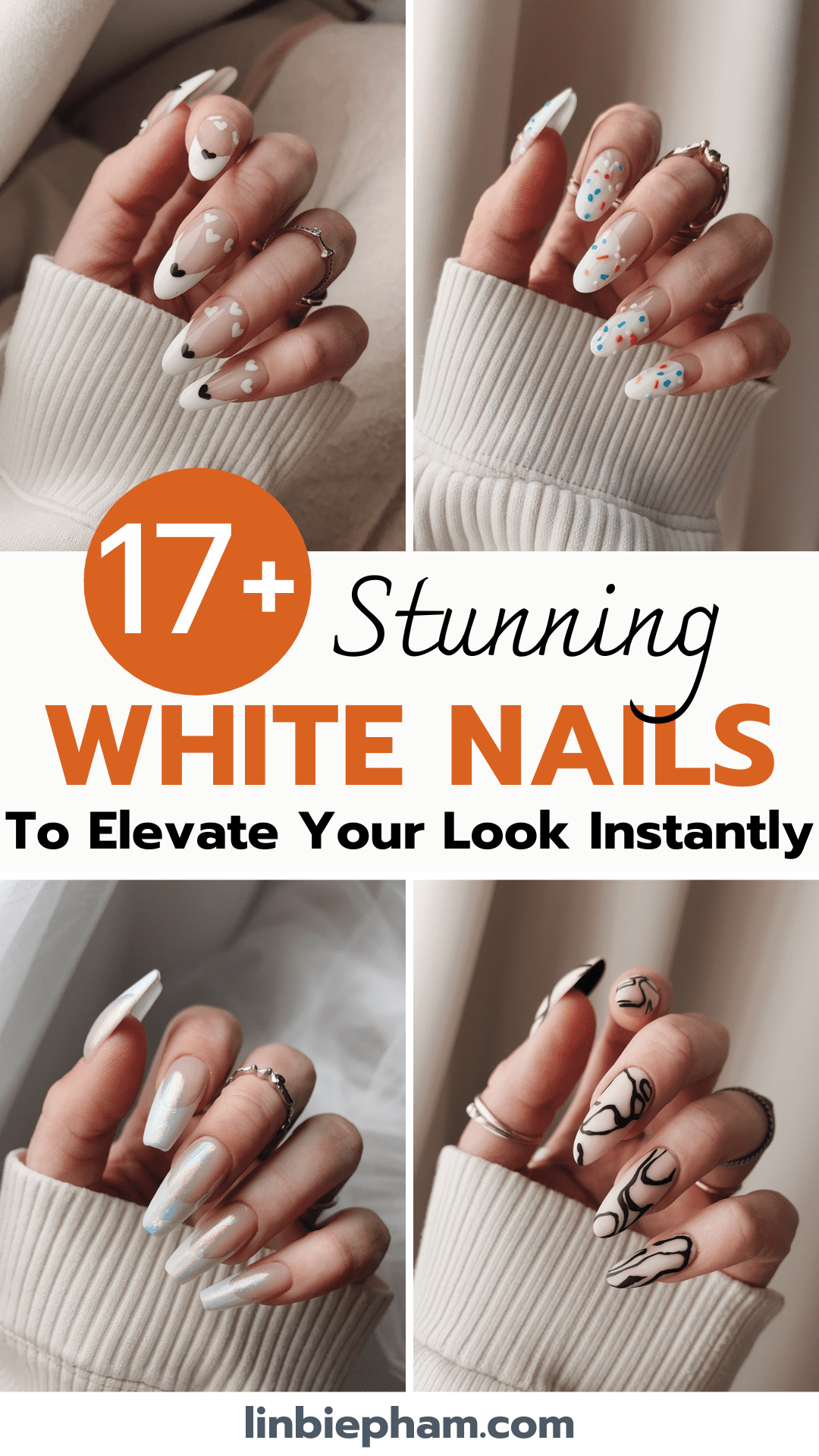 17+ Stunning White Nails to Elevate Your Look Instantly