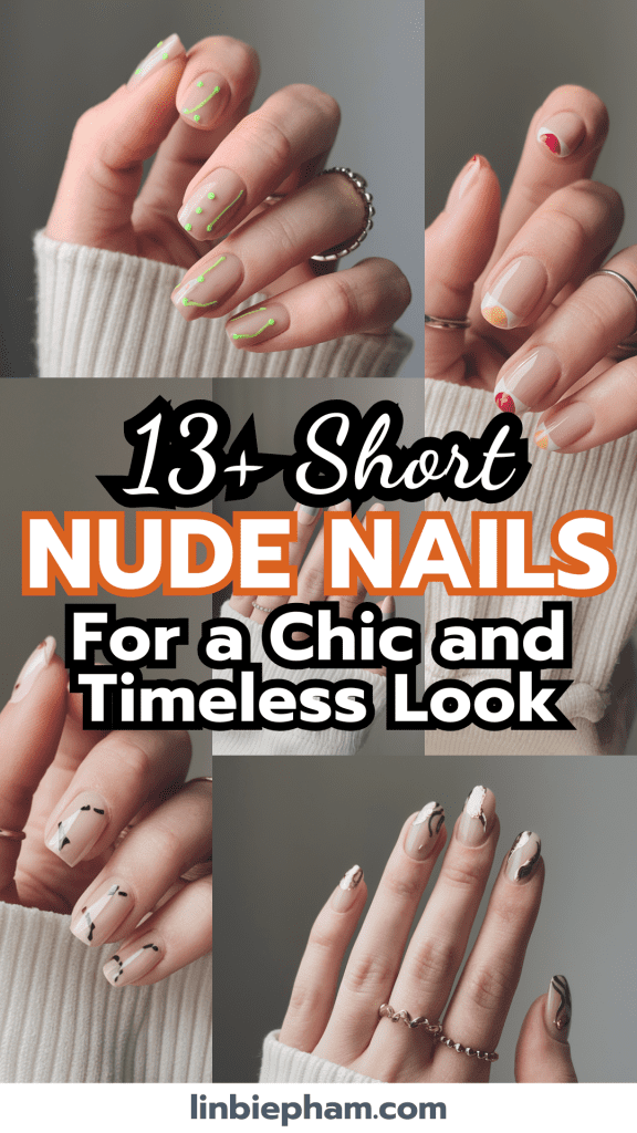 13+ Elegant Short Nude Nails for a Chic and Timeless Look