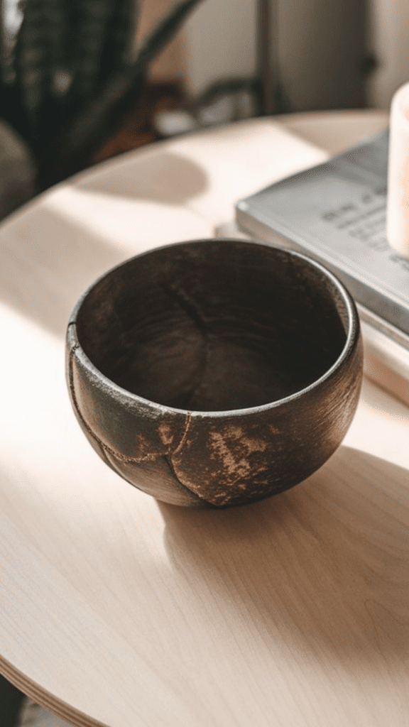 a small handmade bowl