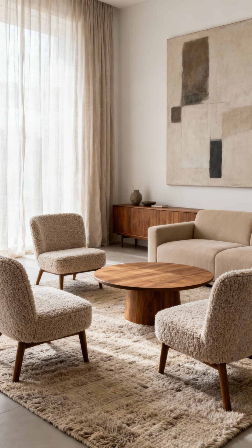 Picture of 17 Minimalist Living Room Decor Ideas That Feel Warm & Calm