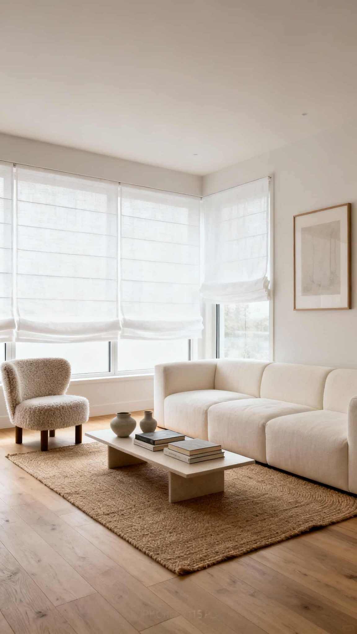Picture of 17 Minimalist Living Room Decor Ideas That Feel Warm & Calm