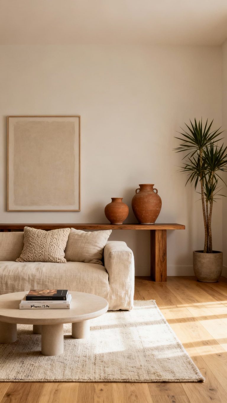 17 Minimalist Living Room Decor Ideas That Feel Warm & Calm - Objects Minimalist Living Room Decor