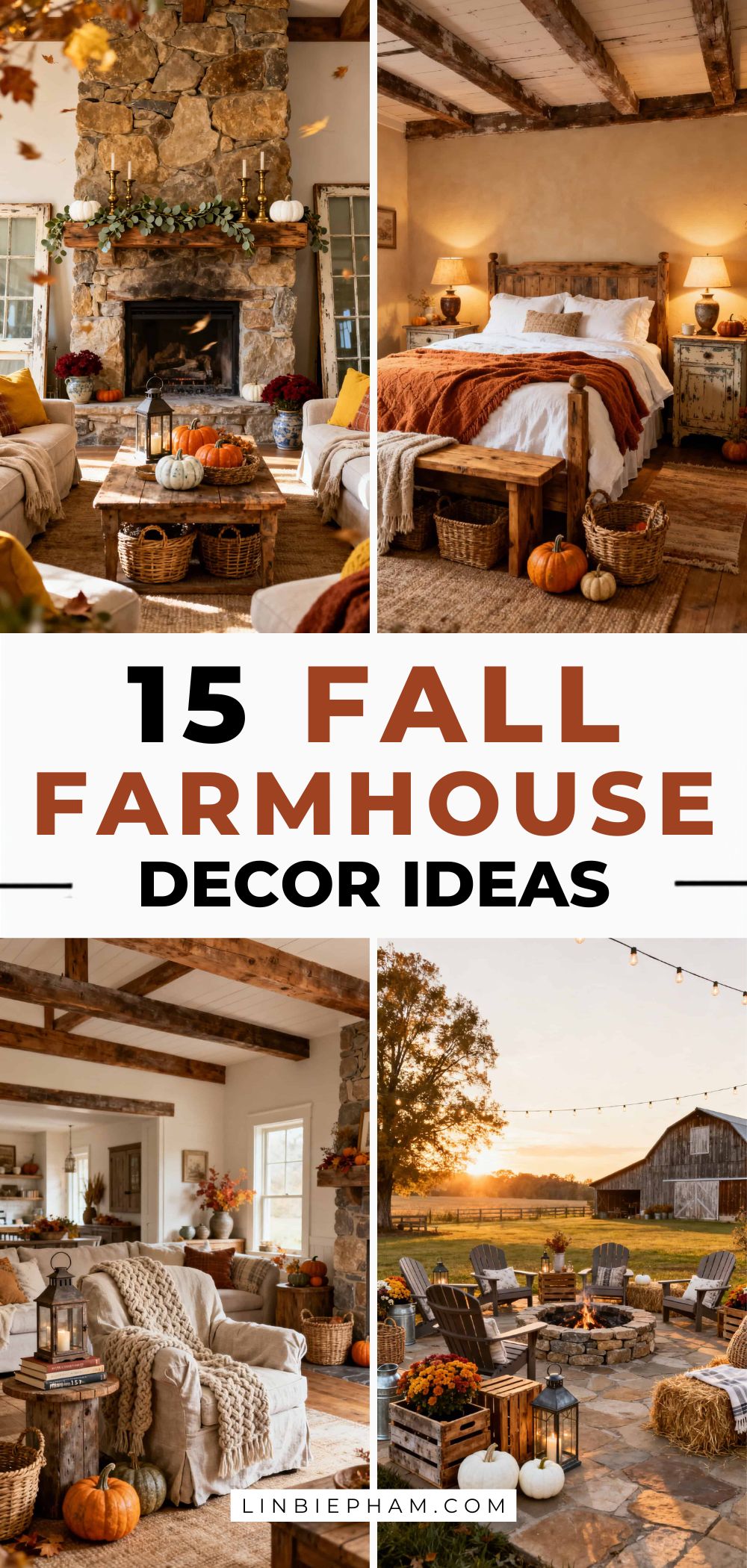 15 Cozy Fall Farmhouse Decor Ideas