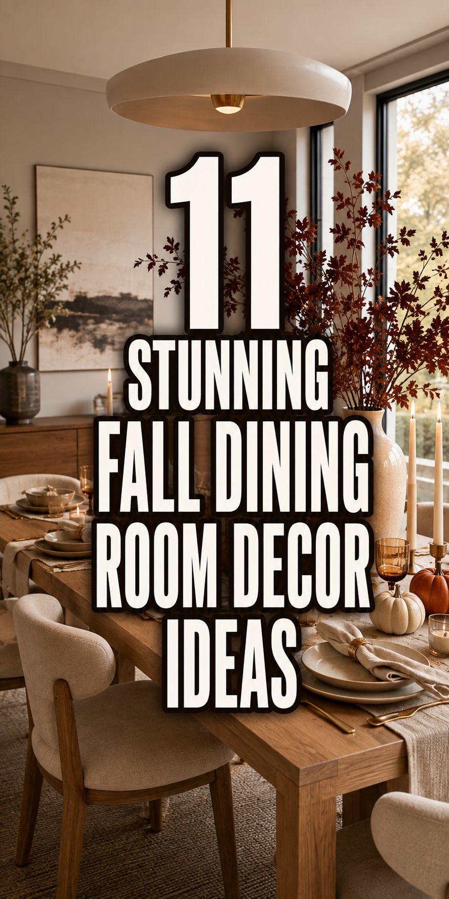 11 Stunning Fall Dining Room Decor Ideas for a Cozy Home 🍂