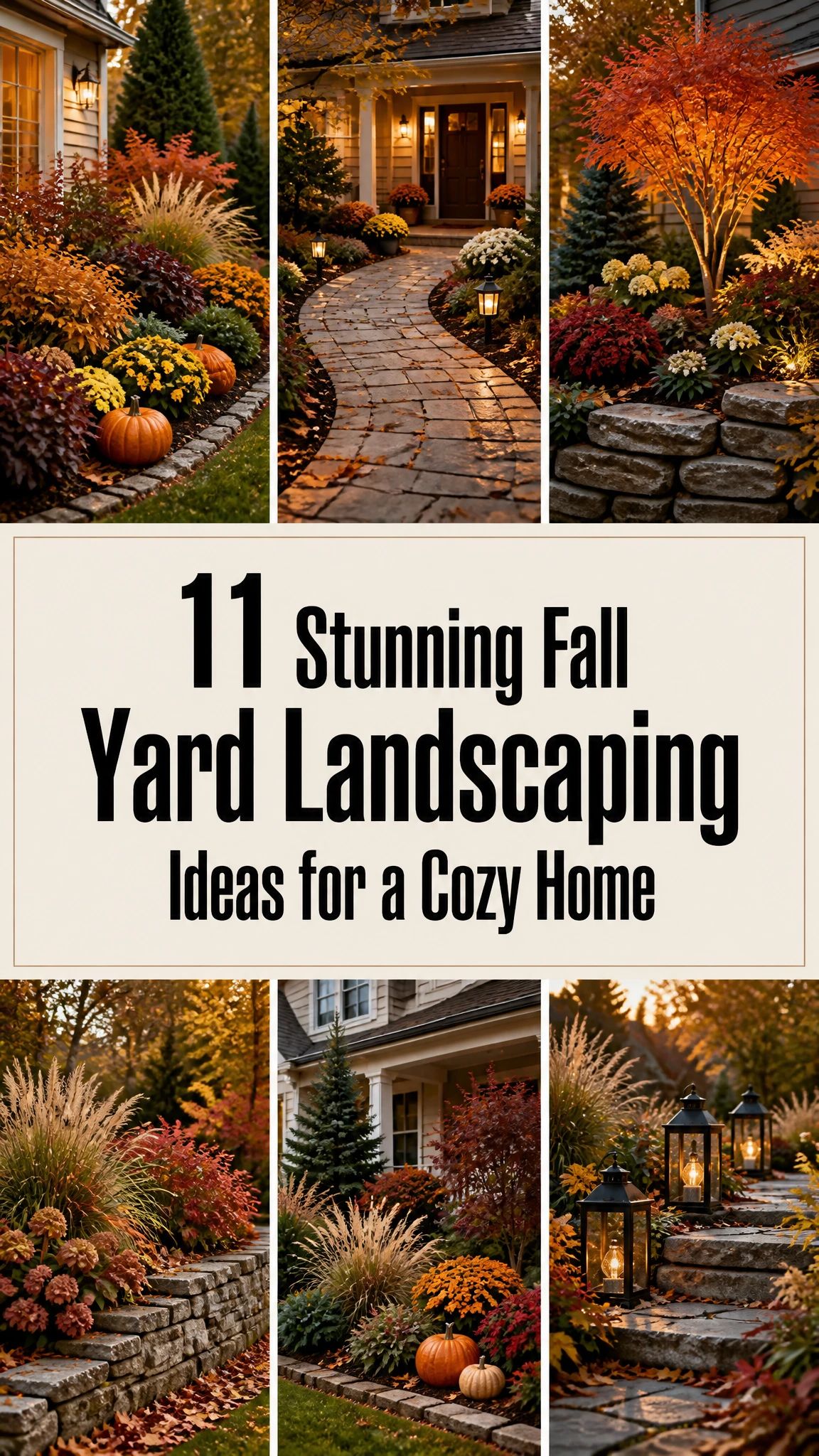 11 Stunning Fall Yard Landscaping Ideas