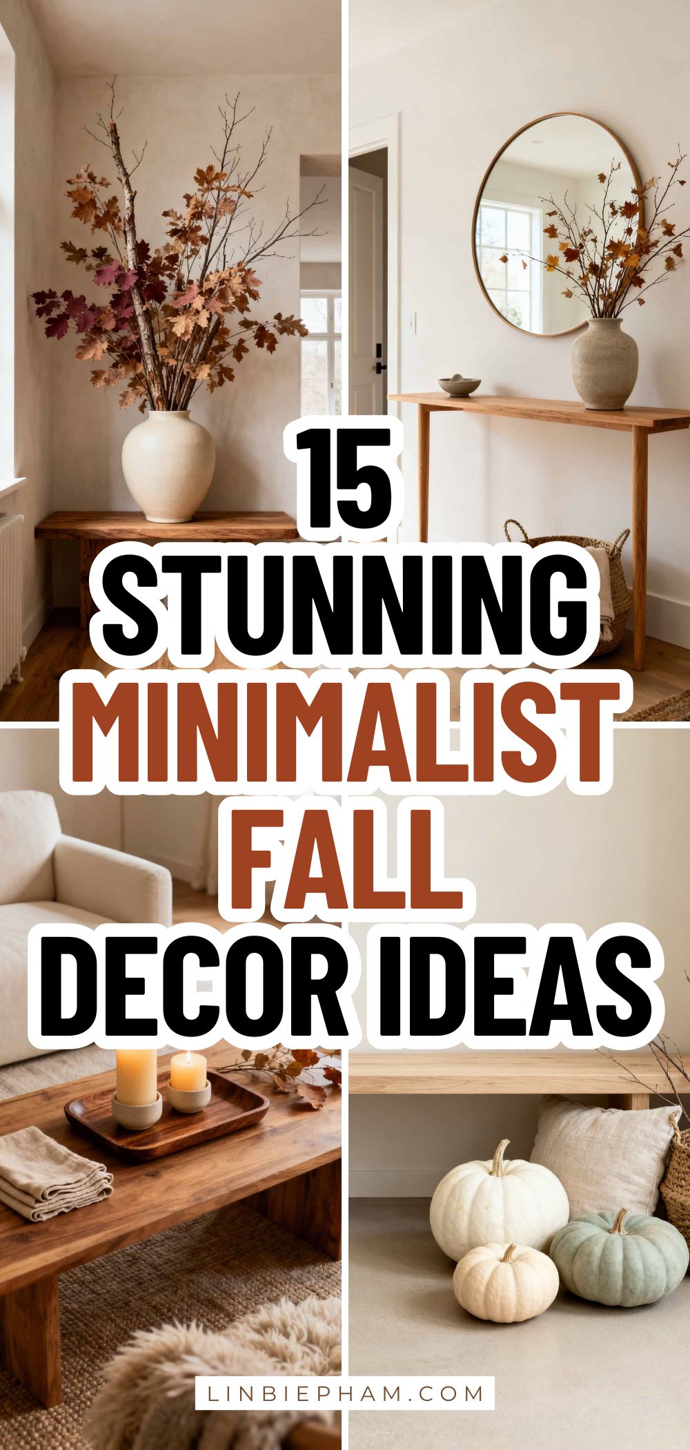 15 Stunning Minimalist Fall Decor Ideas