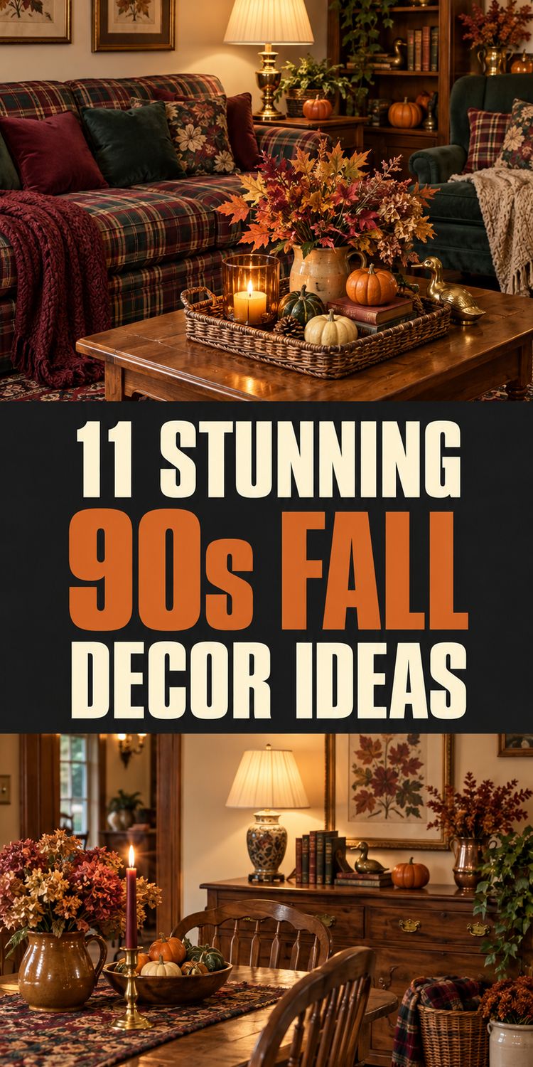 11 Stunning 90s Fall Decor Ideas for a Cozy Home