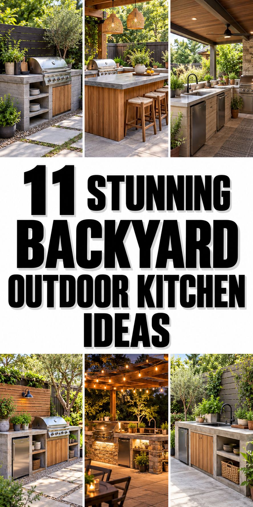 11 Backyard Outdoor Kitchen Ideas for Stylish Open-Air Cooking