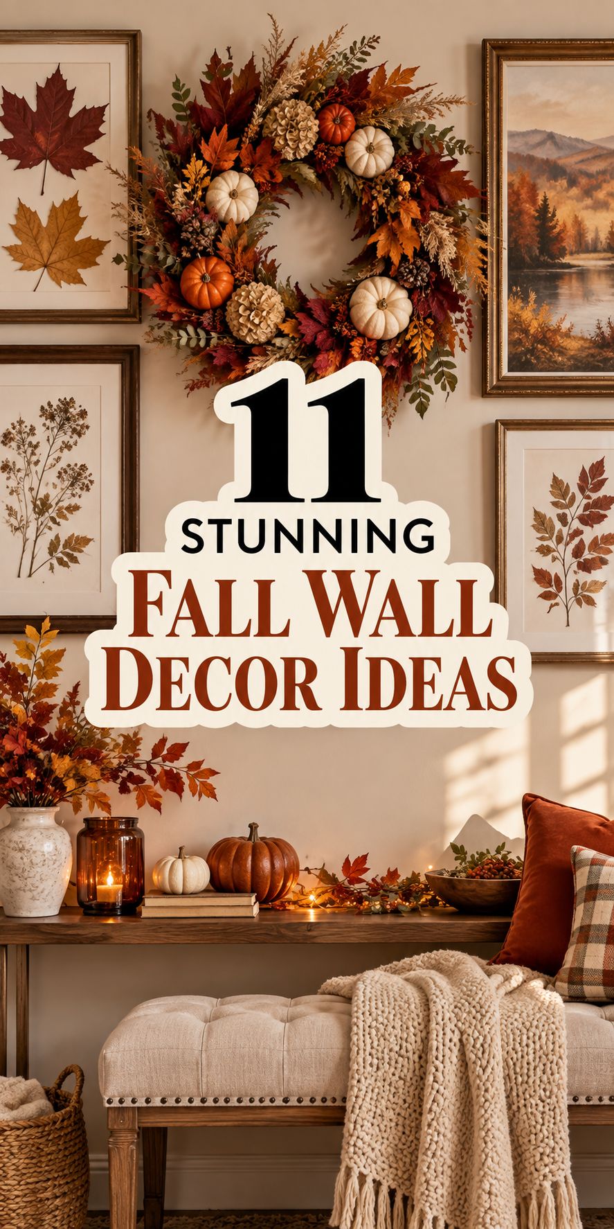 11 Stunning Fall Wall Decor Ideas for a Cozy Home