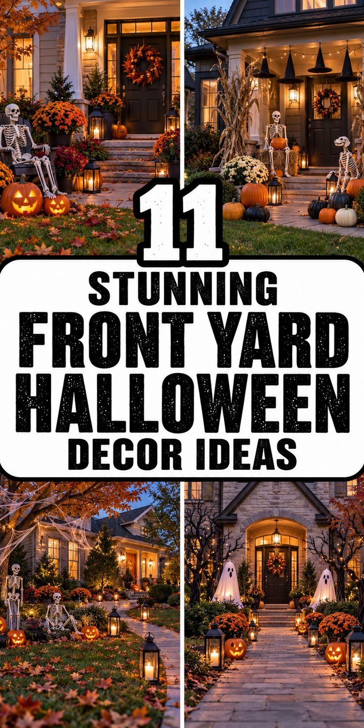 11 Stunning Front Yard Halloween Decor Ideas