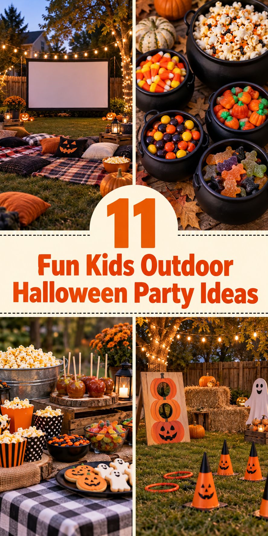 11 Fun Kids Outdoor Halloween Party Ideas