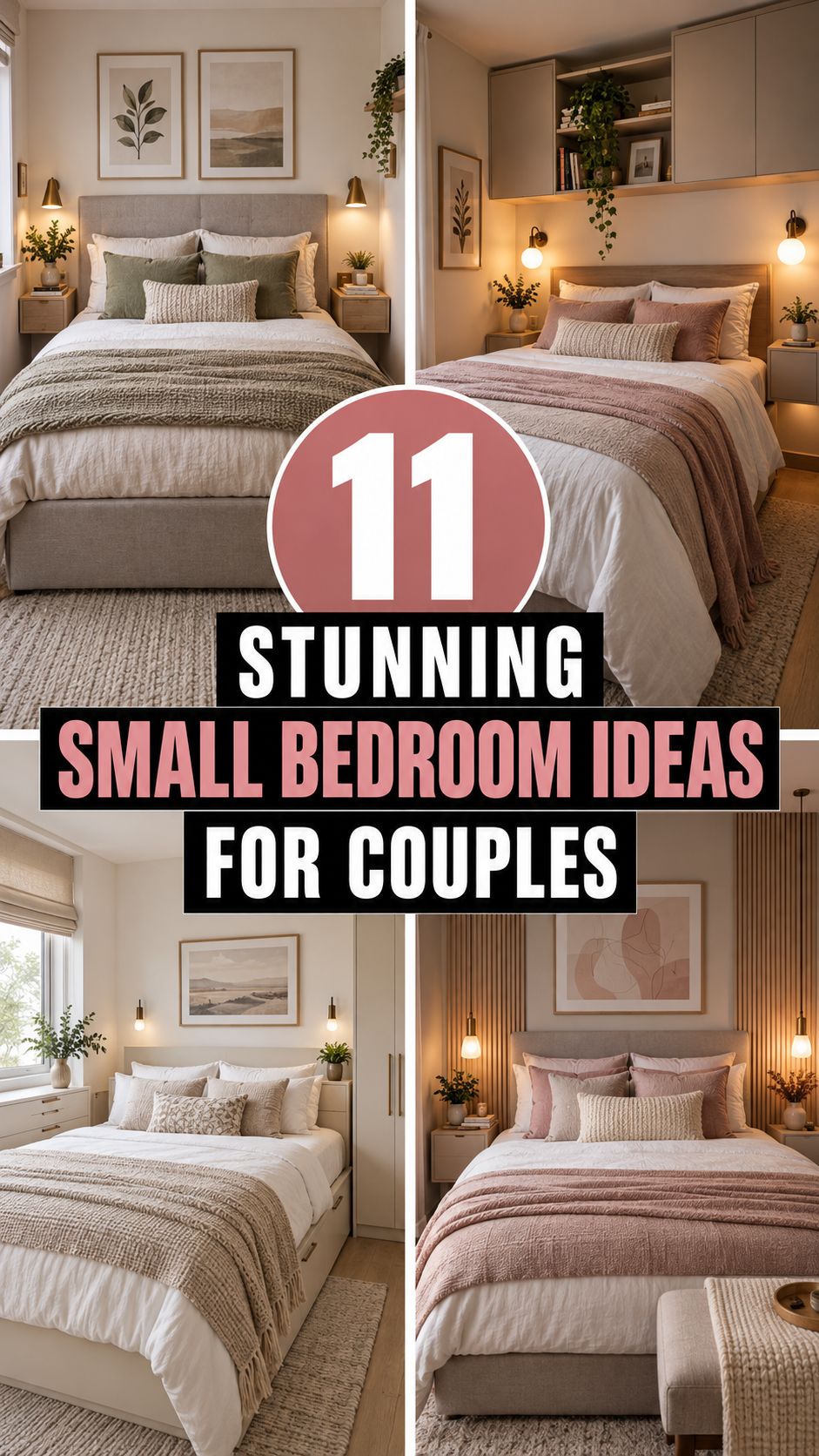11 Stunning Small Bedroom Ideas for Couples