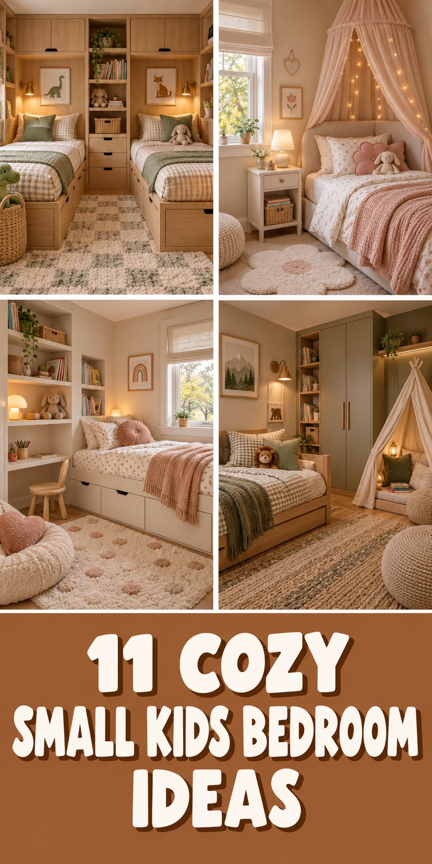 11 Cozy Small Kids Bedroom Ideas