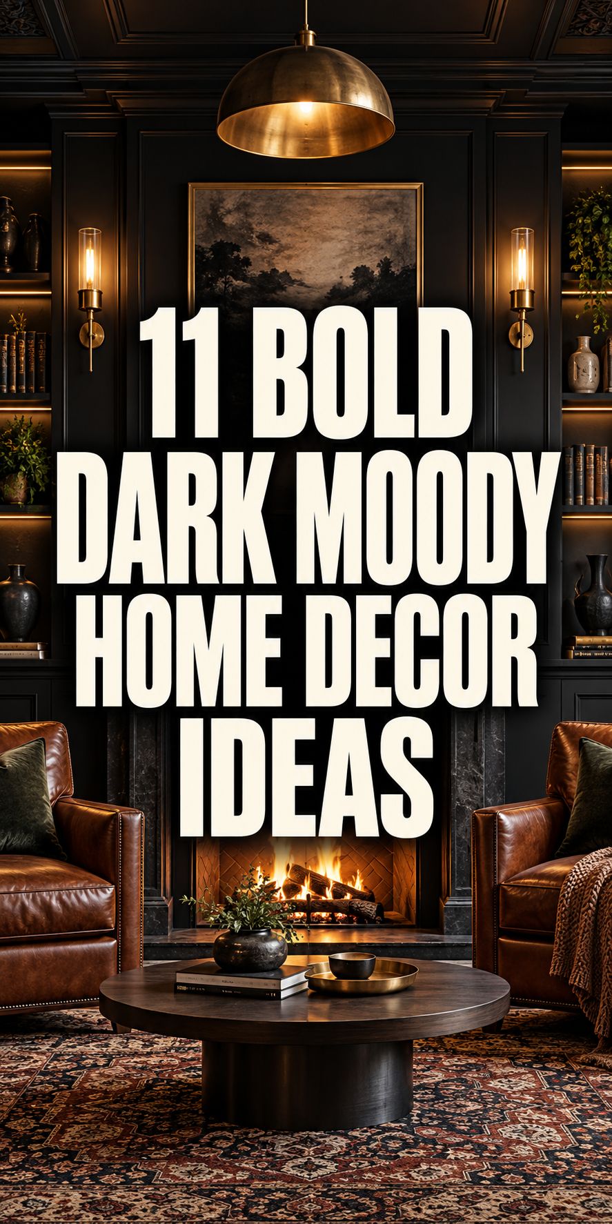 11 Bold Dark Moody Home Decor Ideas