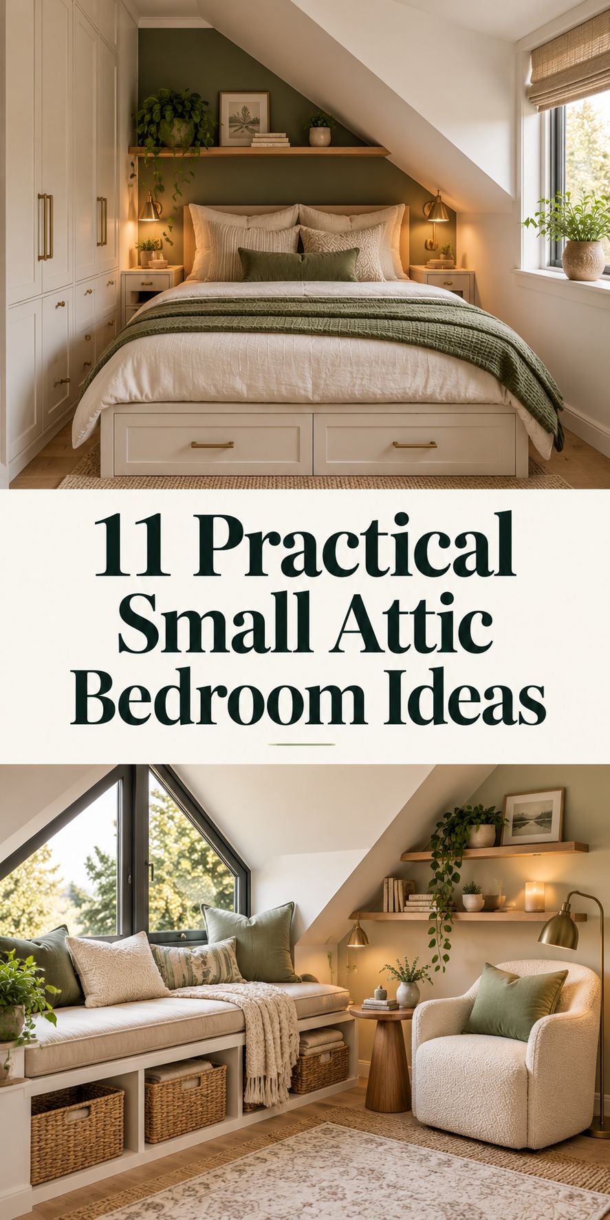 11 Practical Small Attic Bedroom Ideas