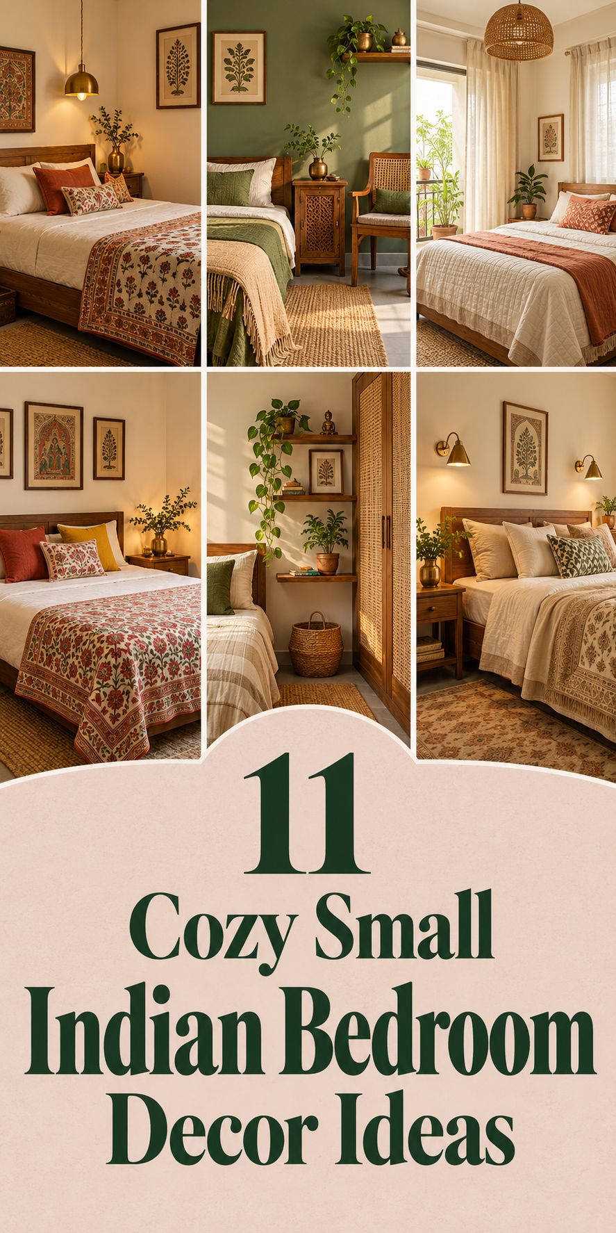 11 Cozy Small Indian Bedroom Decor Ideas