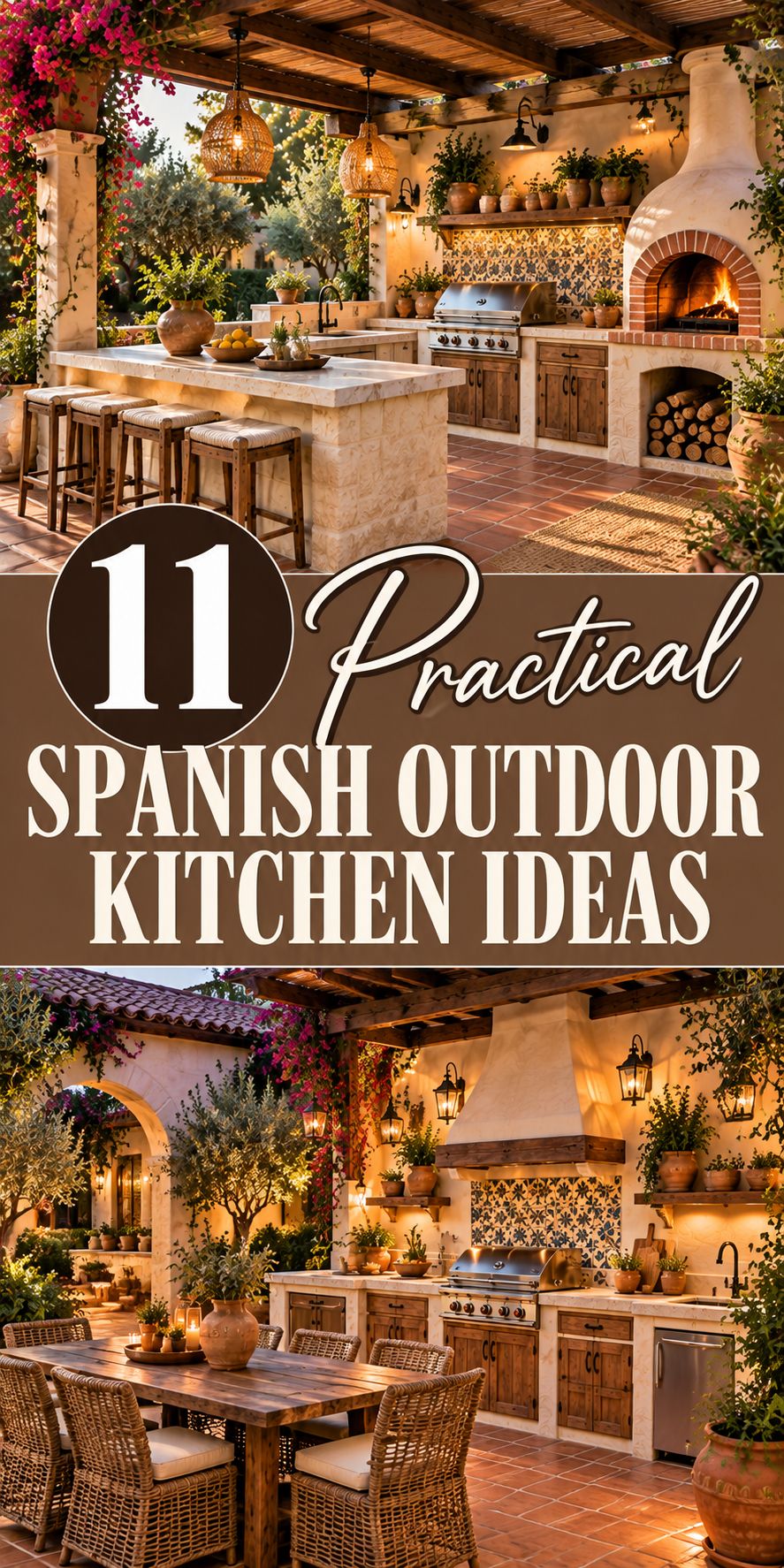 11 Practical Spanish Outdoor Kitchen Ideas