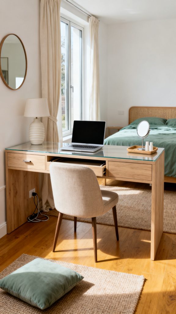 13 Bedroom Desk and Vanity Combo Ideas