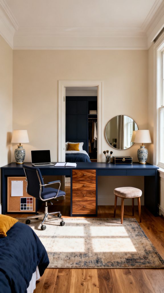 13 Bedroom Desk and Vanity Combo Ideas