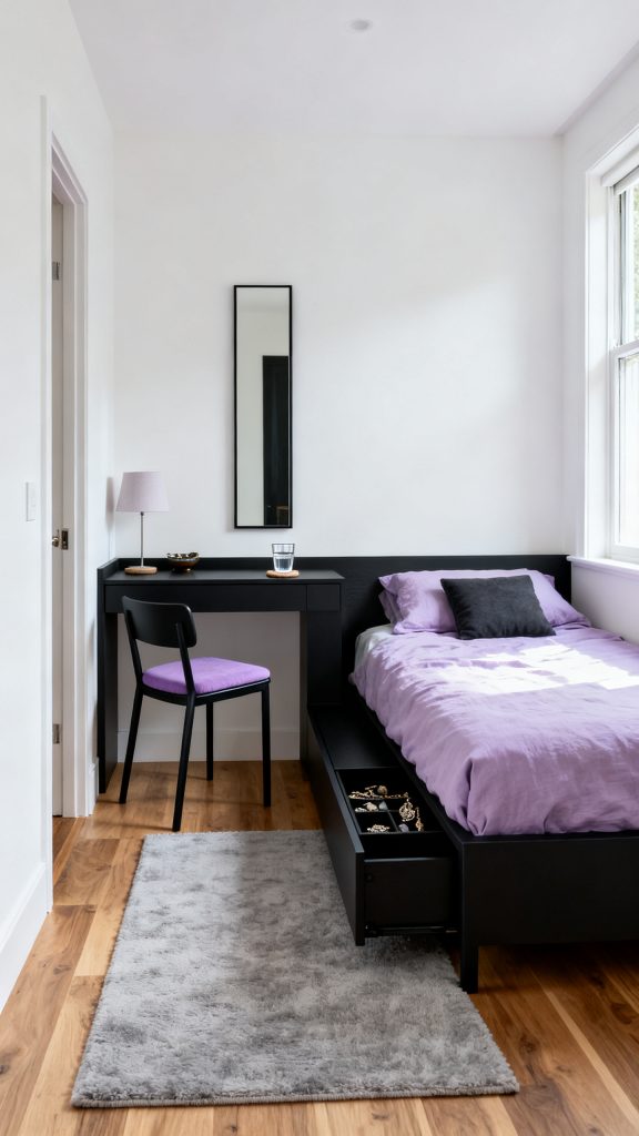 13 Black Bedroom Vanity Ideas