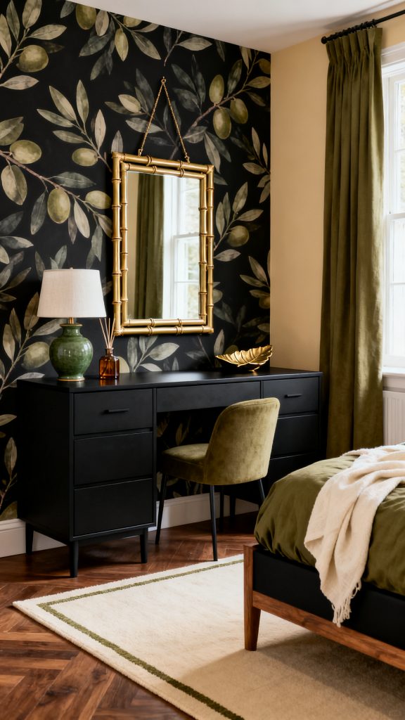 13 Black Bedroom Vanity Ideas