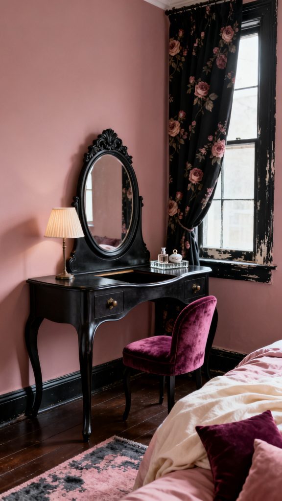 13 Black Bedroom Vanity Ideas