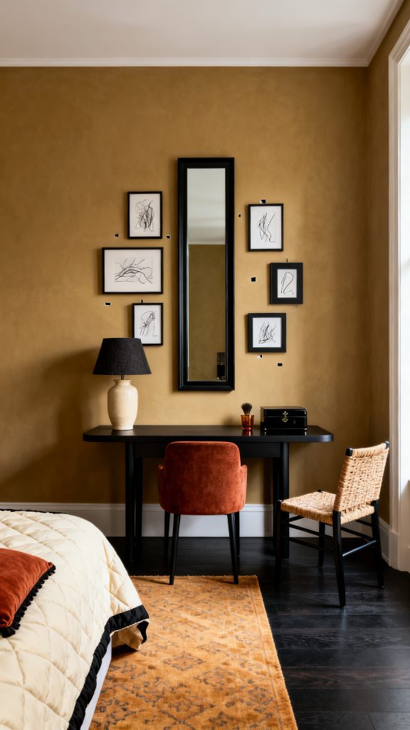13 Black Bedroom Vanity Ideas