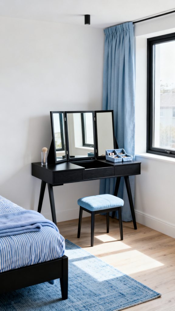 13 Black Bedroom Vanity Ideas