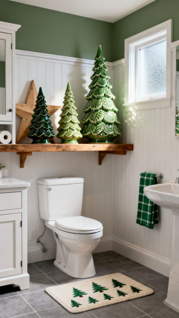 13 Festive Christmas Bathroom Decor Ideas