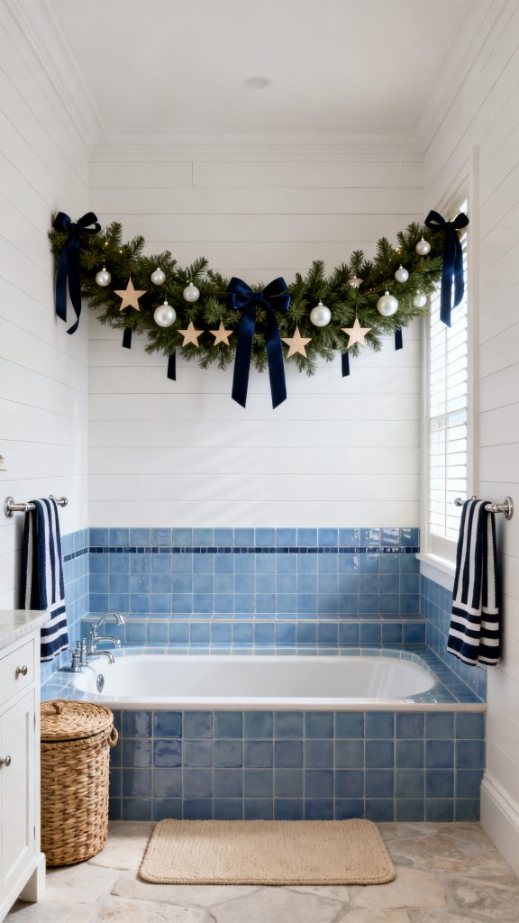 13 Festive Christmas Bathroom Decor Ideas