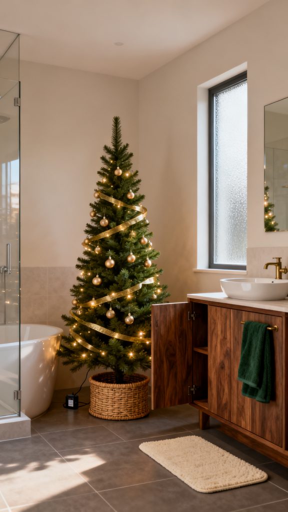 13 Festive Christmas Bathroom Decor Ideas