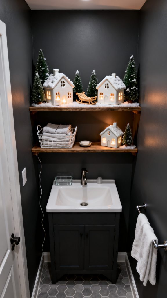 13 Festive Christmas Bathroom Decor Ideas
