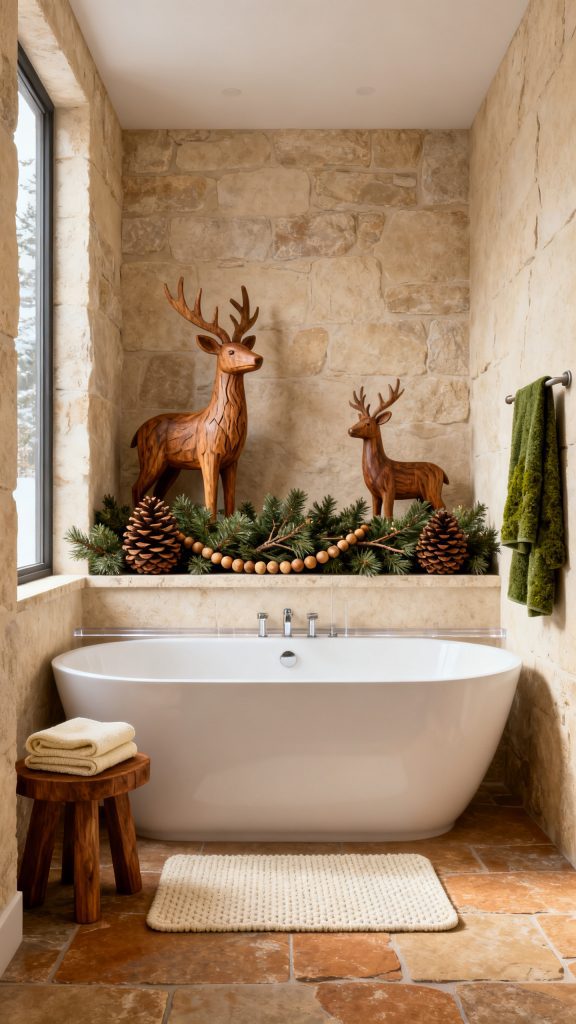 13 Festive Christmas Bathroom Decor Ideas