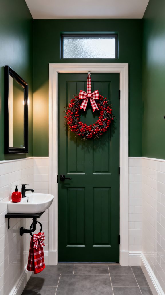 13 Festive Christmas Bathroom Decor Ideas