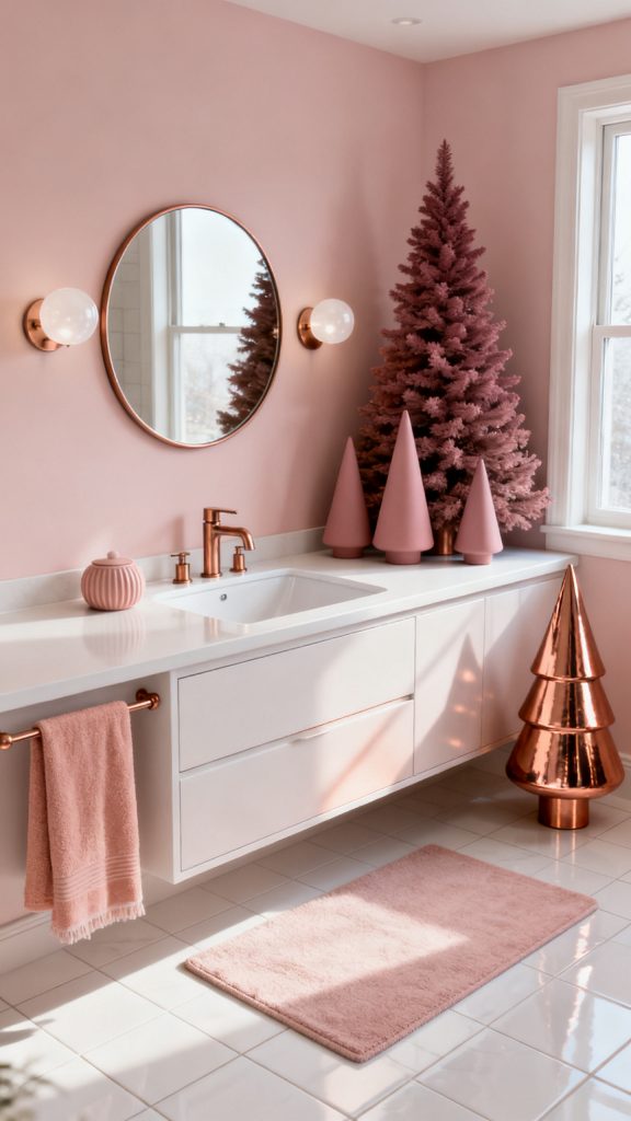 13 Festive Christmas Bathroom Decor Ideas