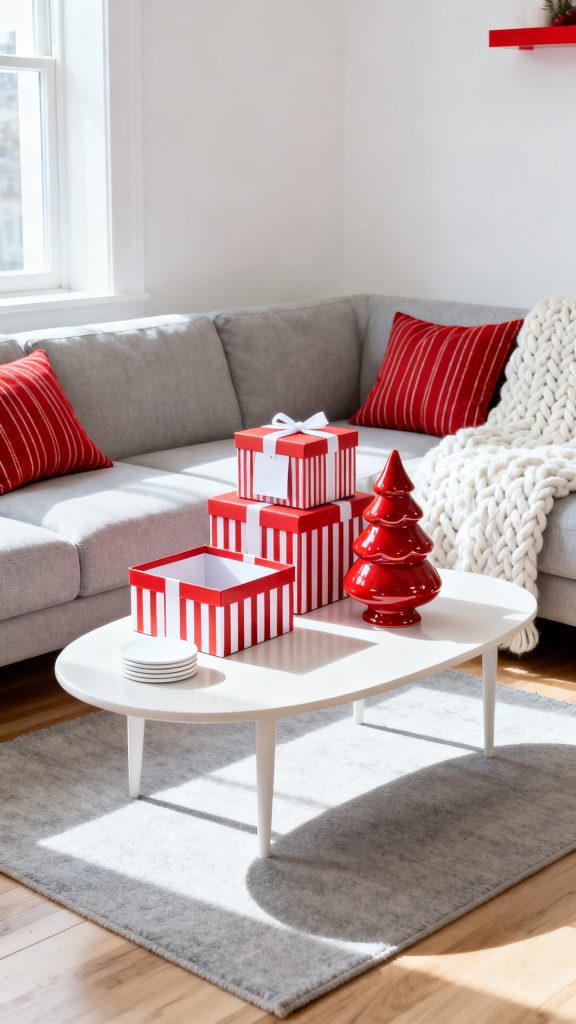 13 Festive Christmas Coffee Table Decor Ideas