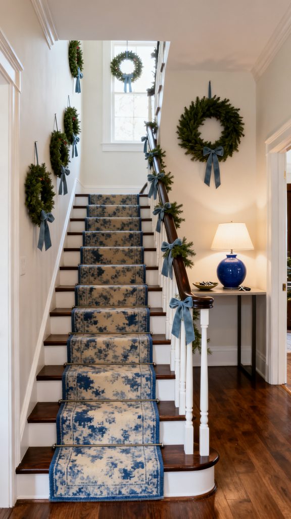 13 Beautiful Christmas Staircase Decor Ideas