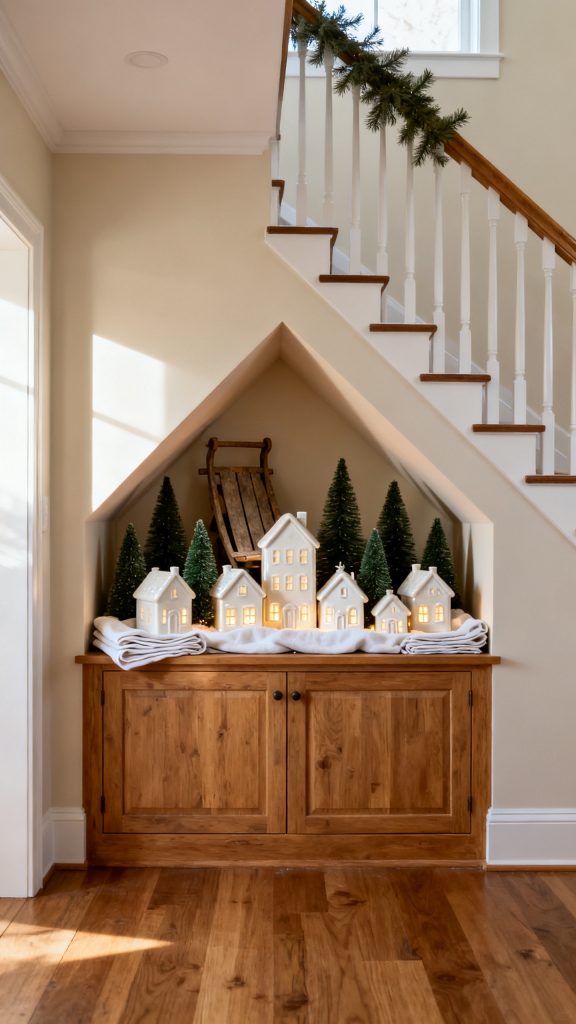 13 Beautiful Christmas Staircase Decor Ideas