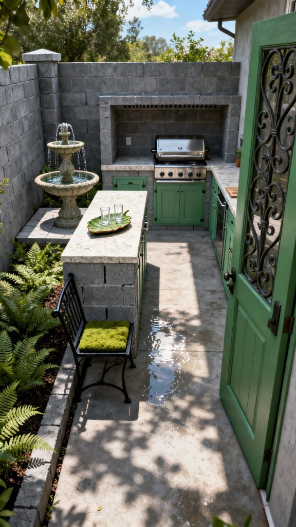 13 Cinder Block Outdoor Kitchen Ideas