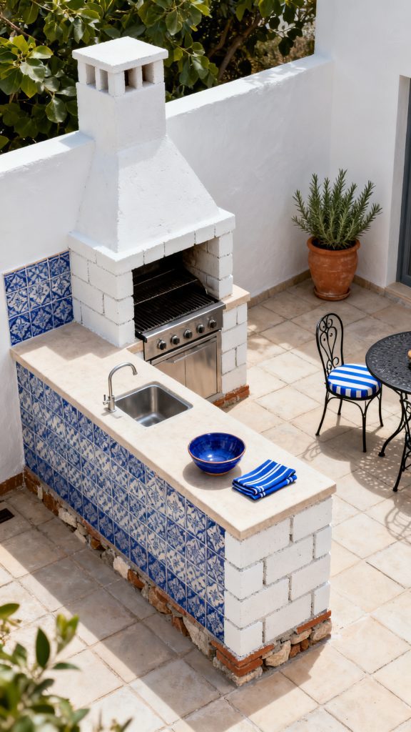 13 Cinder Block Outdoor Kitchen Ideas