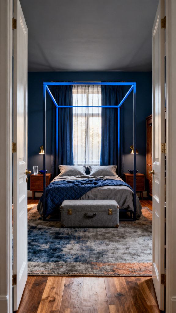 13 Cozy Dark Blue Home Decor Ideas for a Bold and Welcoming Home