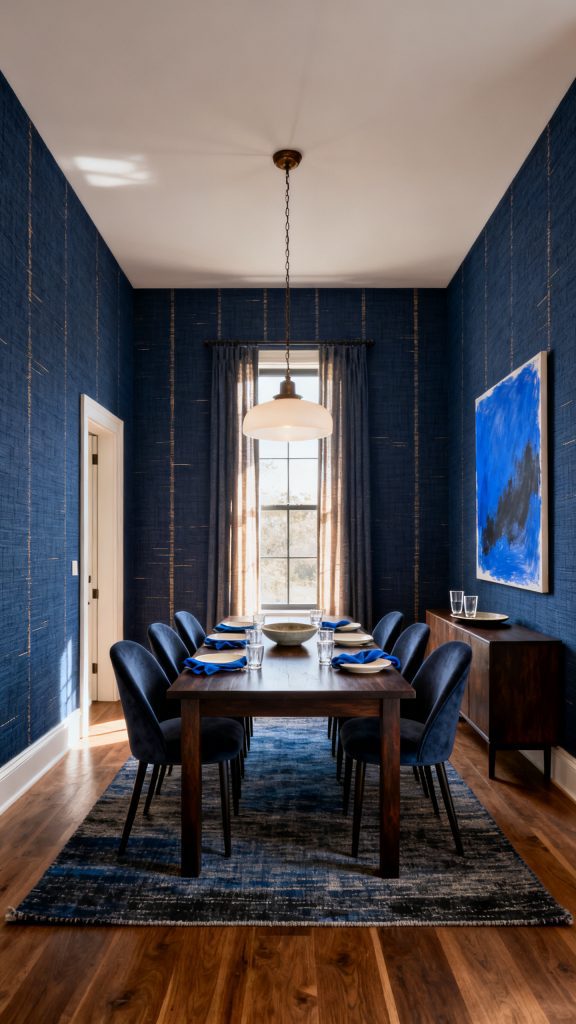13 Cozy Dark Blue Home Decor Ideas for a Bold and Welcoming Home
