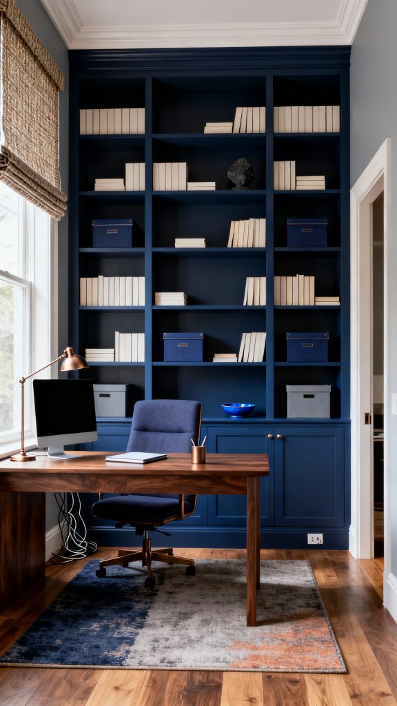 13 Cozy Dark Blue Home Decor Ideas for a Bold and Welcoming Home
